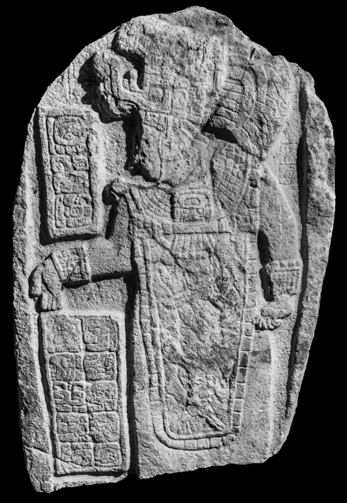B&W photo of Stela 16