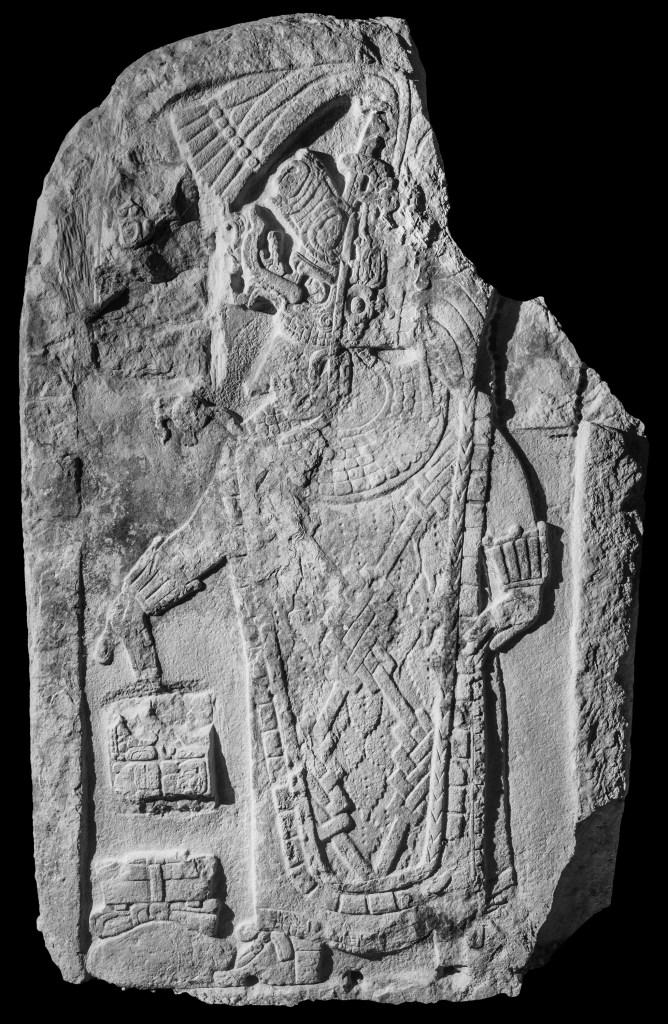 B&W photo of Stela 9